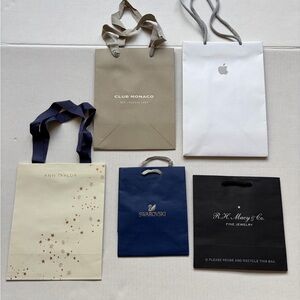 Club Monaco Gray Shopping Bag